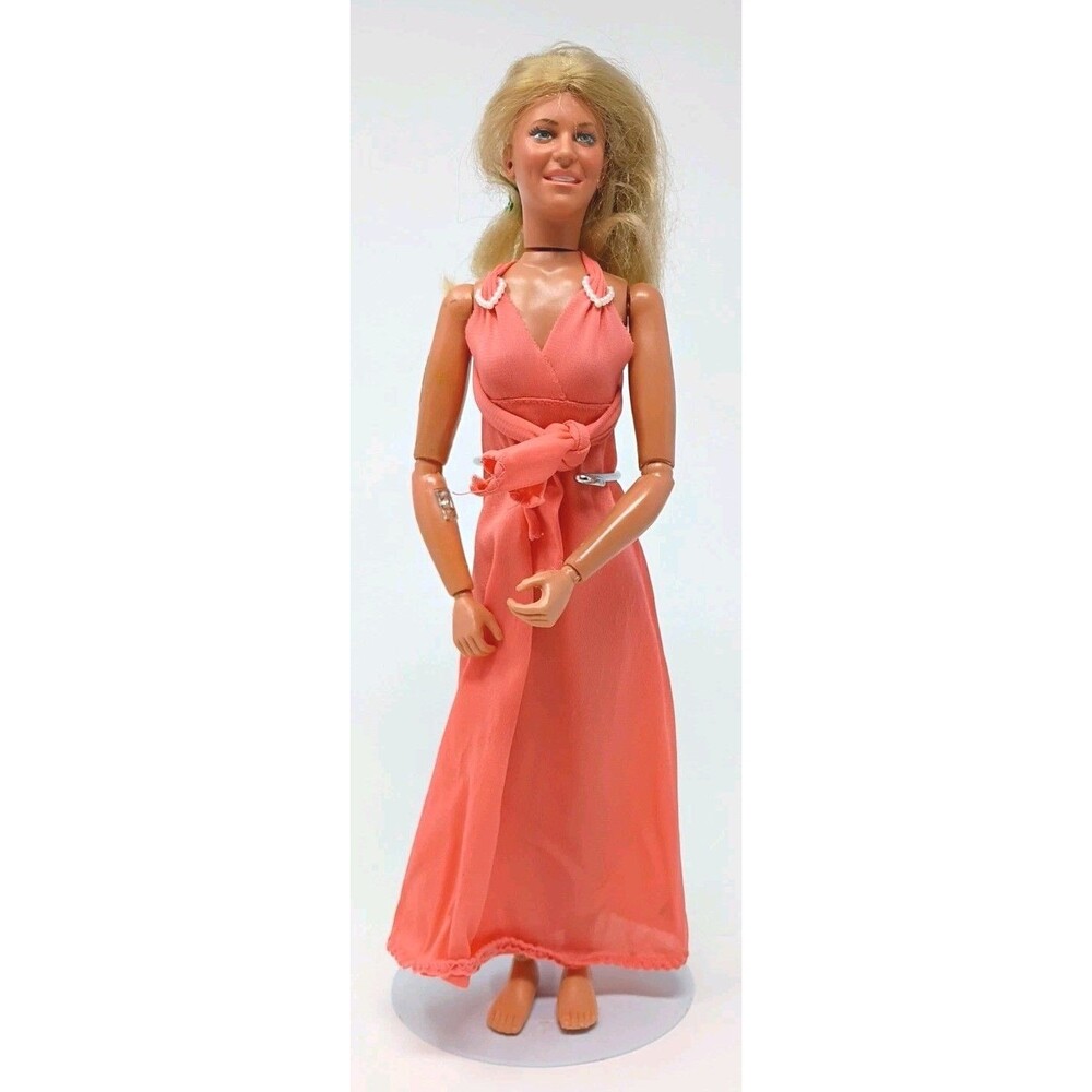 1974 The Bionic Woman Jaime Sommers Action Figure Kenner with Stand